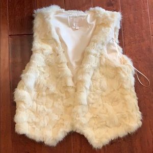 Faux fur vest
